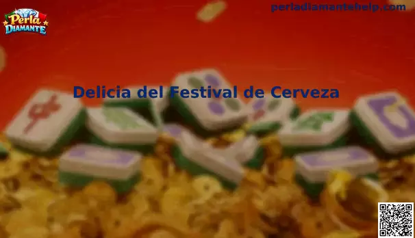Interfaz interactiva de Delicia del Festival de Cerveza en perladiamantehelp.com